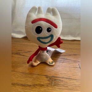 Disney Parks Large Head Forky Plush keychain